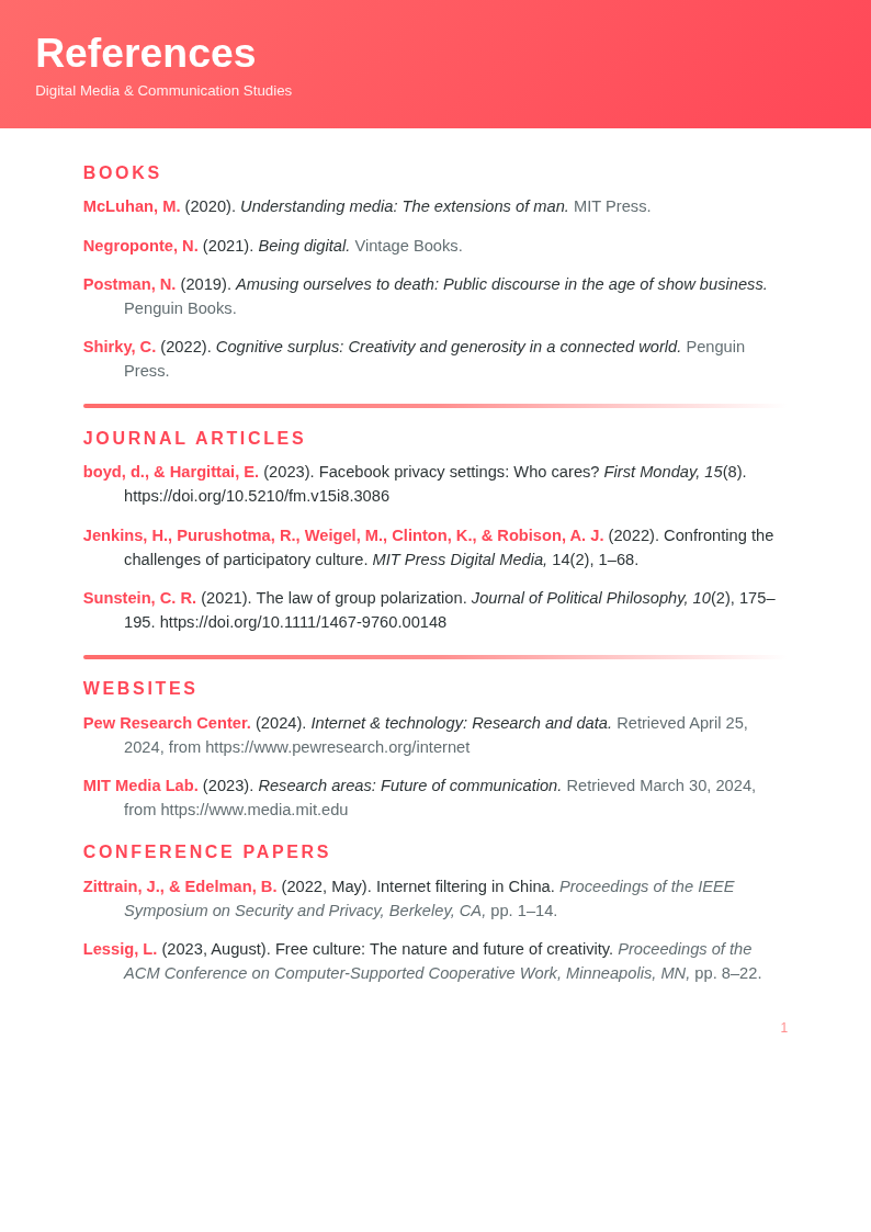 Gradient Bold Citation